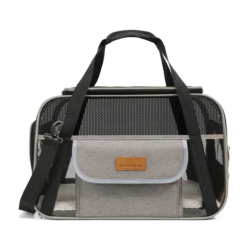 Pets Cat Dog Carrier Soft-Sided Pet Travel Carrier Multi-Sided Breathable Small Dog Cat Outdoor Tent Carrier Outgoing Handbag WLP Company