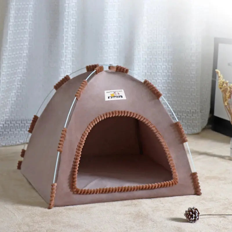 Foldable Cat House Pet Tent Four Seasons Universal Cat and Dog Pet Nest Summer Cool Mat Outdoor Portable Foldable Breathable WLP Company