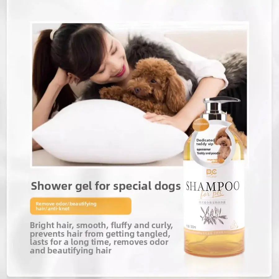 PETCLEAR 2-in-1 Dog Shampoo And Conditioner Mild Formula Puppy Bath Gel 500ml Special Design Cleaning Products for Dogs WLP Company