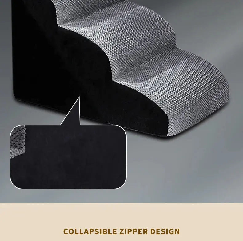Pet 2/3 Step Dog Stair Cat Pet Ramp Ladder Washable Non Slip Removable Memory Foam Pet Products Ramp for Dog Pet Stairs for Dogs WLP Company