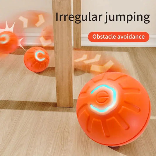 Smart Dog Toy Ball Electronic Interactive Pet Toy Moving Ball USB Automatic Moving Bouncing for Puppy Birthday Gift Cat Product WLP Company