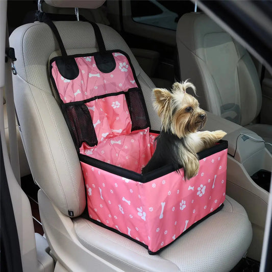 2025 New Dog Car Seat with Storage Pockets,Scratch Proof Durable Pet Booster Car Front Seat for Small Medium Dog 강아지 가방 WLP Company