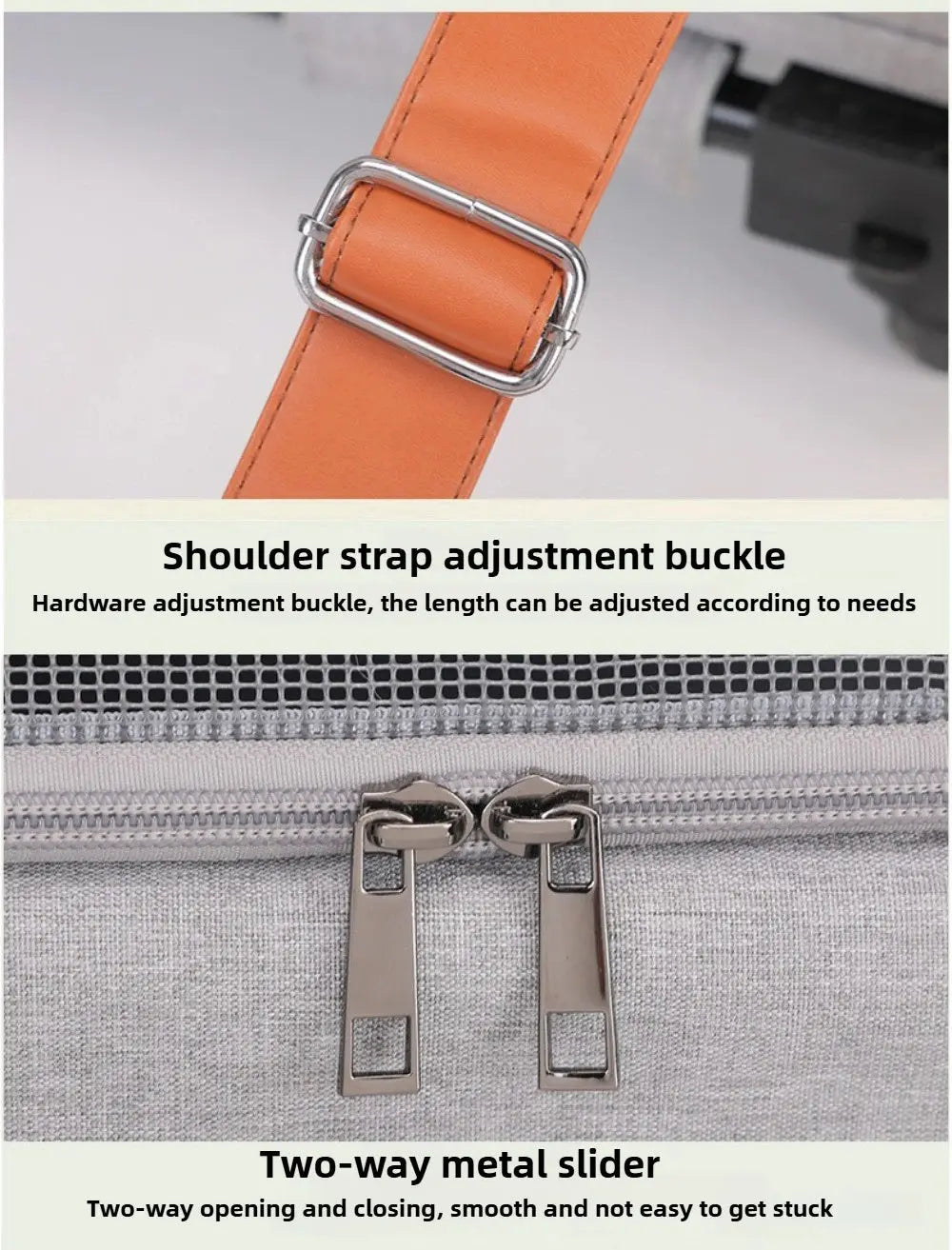 Multifunctional Cat Carrier with Trolley Large Capacity Breathable Foldable Pet Bag for Cats and Dogs WLP Company
