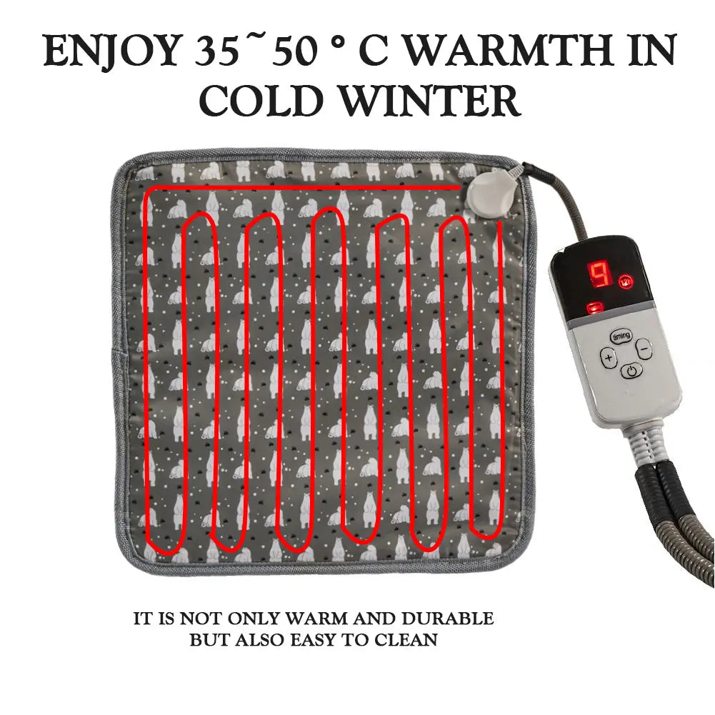 220V 20W Pet Electric Heating Pads Heated Blanket Winter Dog Cats Warmer Mat Sleeping Bed Pet Supplies Washable blanket Mats WLP Company