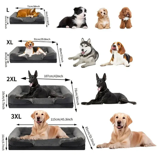 extra large dog bed Orthopedic Dog Bed Washable Sofa Bed WLP Company