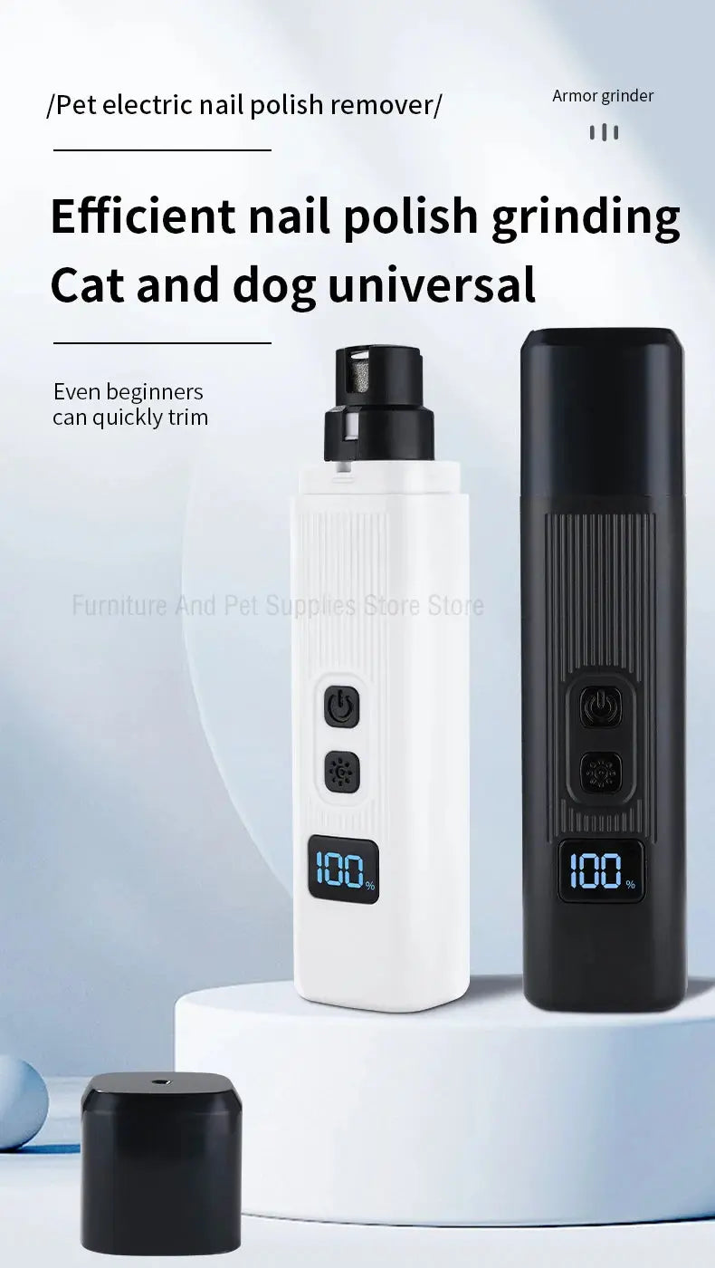 Electric Dog Nail Clippers for Dog Nail Grinders Rechargeable USB Charging LED Light Pet Quiet Cat Paws Nail Grooming Supplies WLP Company