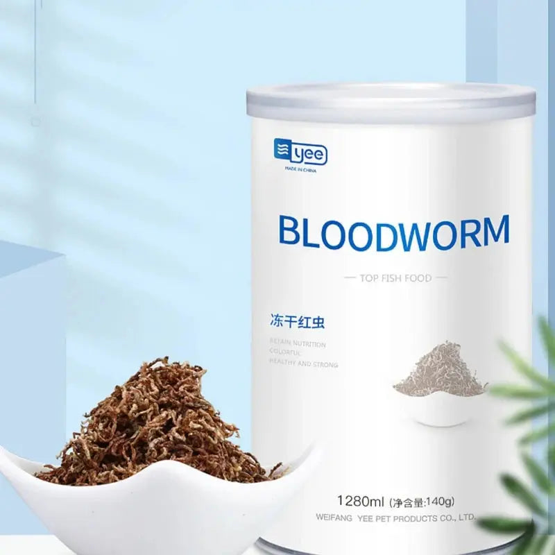Yee Freeze-Dried Aquatic Treats - Nutrient-Rich Brine Shrimp & Bloodworm Combination for Nano Fish | 100% Natural Protein Source WLP Company