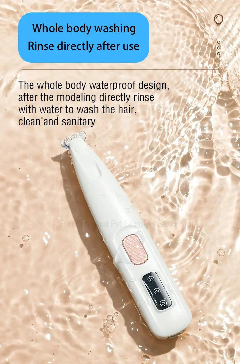 New Dog Paw Trimmer with LED Light Fully Waterproof WLP Company
