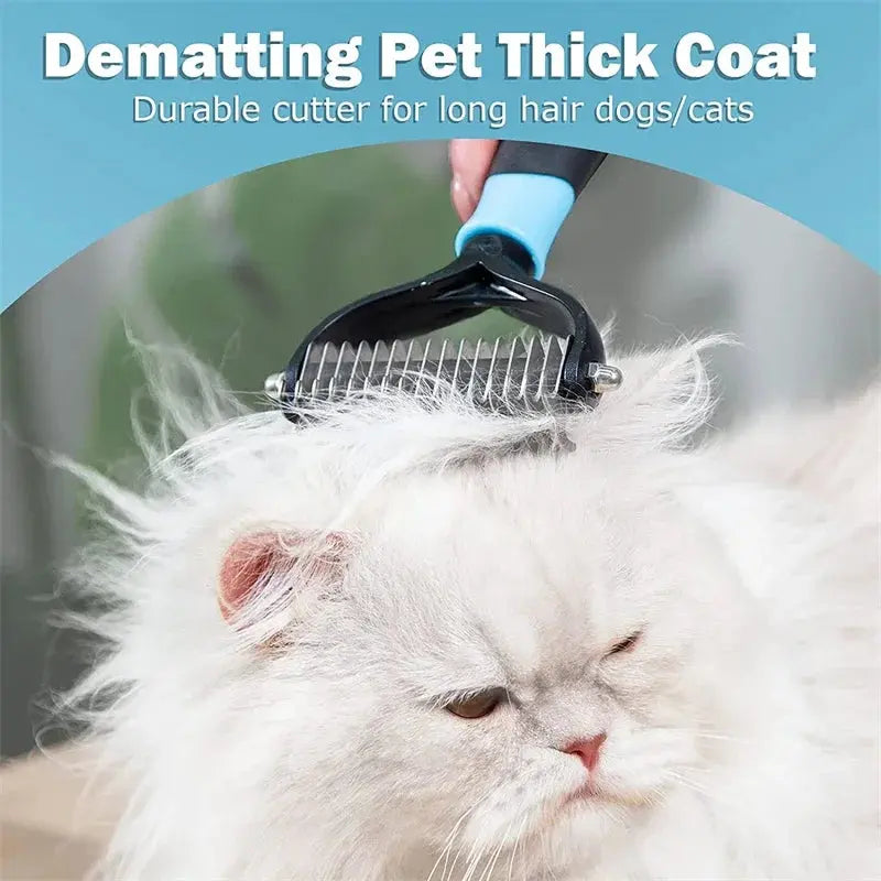 Professional Pet Deshedding Brush | 2 Sided | Reduce Shedding - PetGroom WLP Company