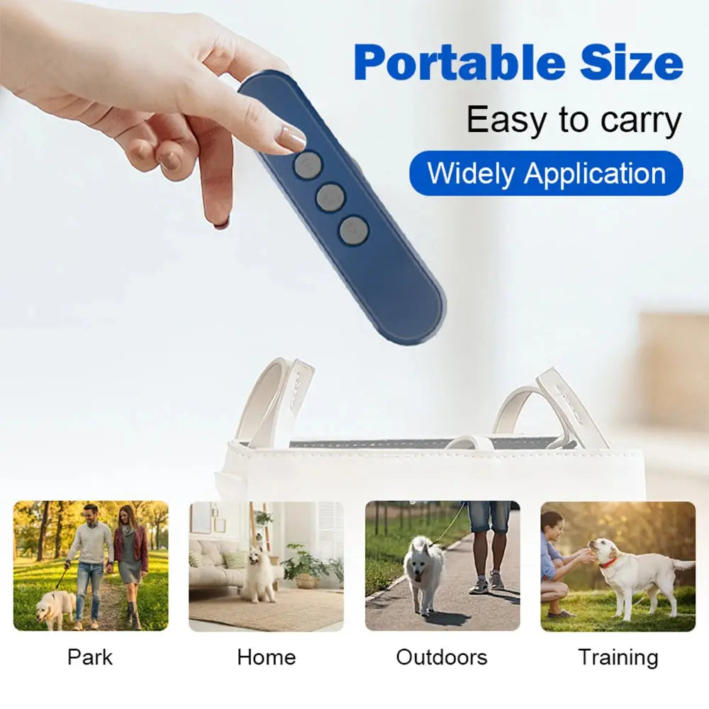 Portable Dog Repeller Ultrasonic Dog Repellent USB Charging Dog Training Device Anti-Barking Prevente Dog Trainer Dog Assistance WLP Company