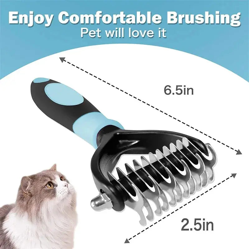 Professional Pet Deshedding Brush | 2 Sided | Reduce Shedding - PetGroom WLP Company