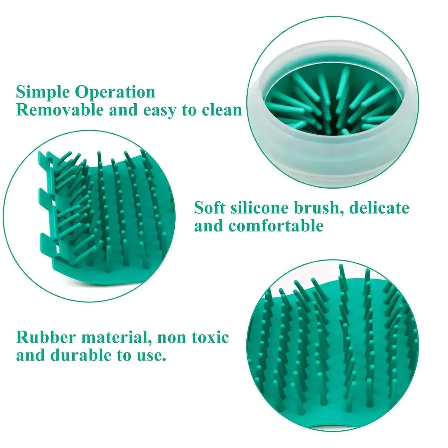 Pet Foot Wash Cup Soft Silicone Material Cat and Dog Foot Cleaner Portable Dog Foot Massage Pet Foot Bath Cleaning Supplies WLP Company