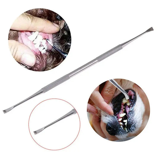 2pcs Pet Dog Tooth Cleaner Tartar Removers Scraper Kit Stainless Steel Pet Oral Cleaning Tool Pet Dog Breath Fresher Accessories WLP Company