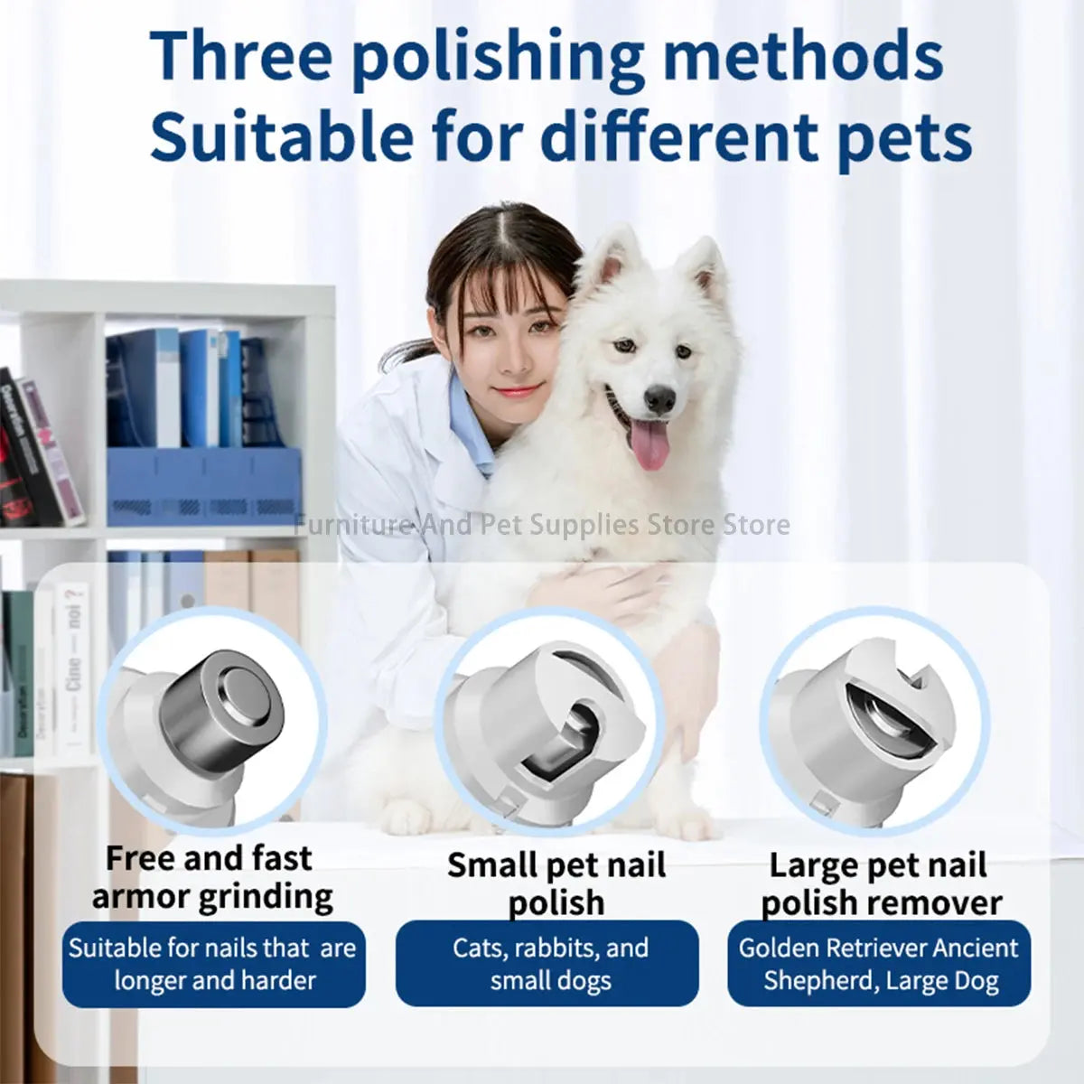 pet nail grinder 2-in-1 Pet Dog Paw Trimmer and Cat Nail Clipper WLP Company