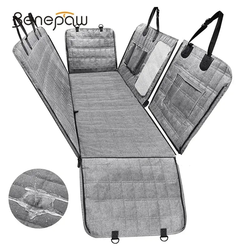 Benepaw-Dog Car Seat Cover, Waterproof Mesh Window Pet Vehicle Hammock, Scratchproof, Nonslip Puppy Backseat Cover for Trucks SU WLP Company
