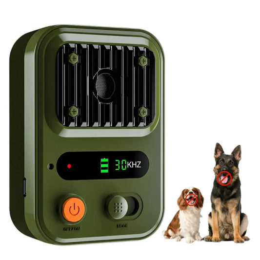 3 Modes Anti Bark Device Auto Bark Deterrent Devices Up to 50 Ft Rechargeable Sonic Bark Deterrent for Dogs Indoor Outdoor Use WLP Company