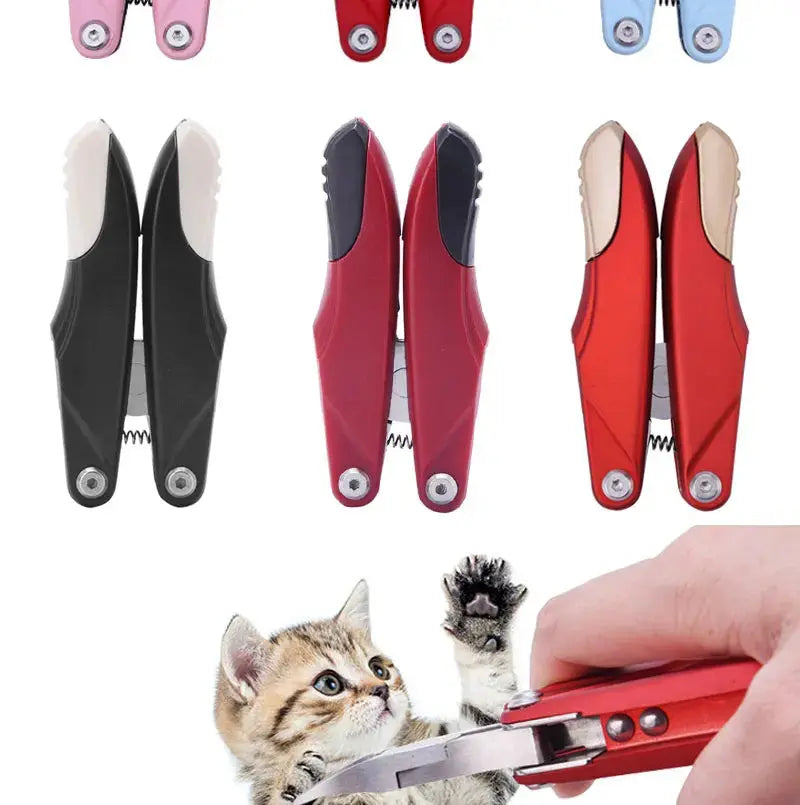 Dog Nail Clipper Dog Cat Nail Clipper Stainless Steel Pet Dead Skin Remover Nail Care Tool for Small Medium Dogs Cats Guillotine Nail Clipper WLP Company