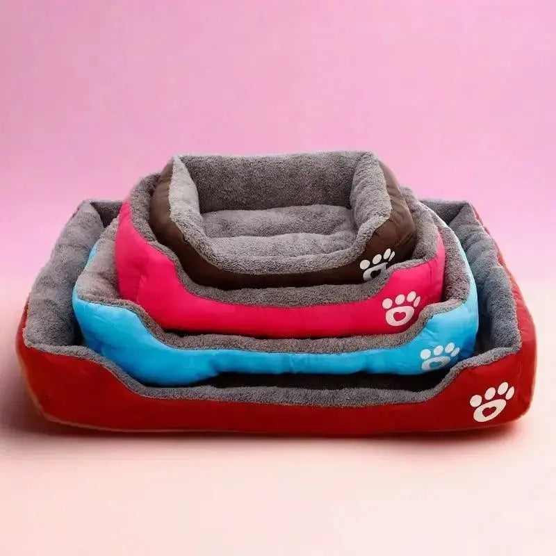 warm pet bed Waterproof Fleece Pet Bed - Ultimate Comfort for Your Furry Friend WLP Company