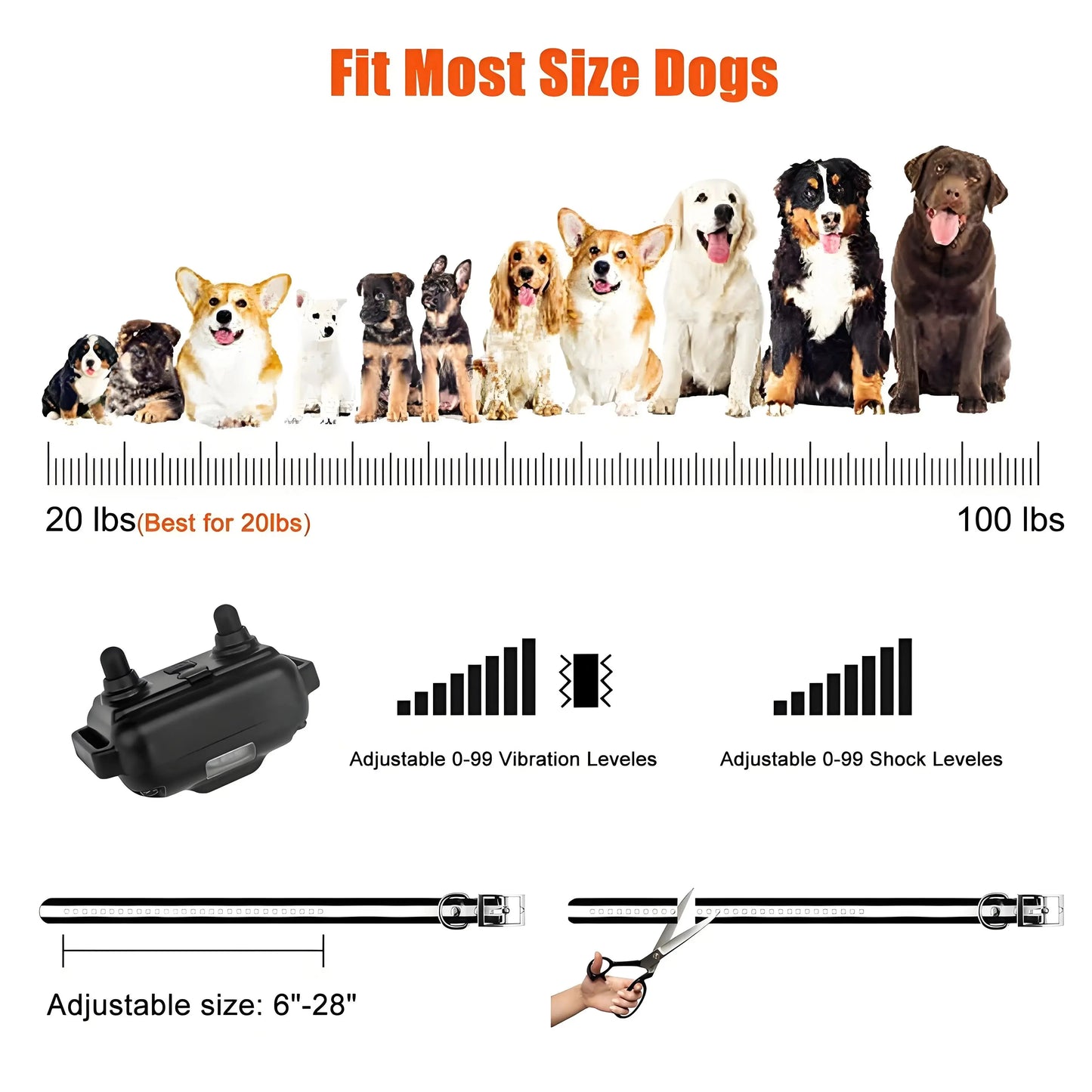 Professional Dog Training Collar with LCD Screen - 800m Range Waterproof System WLP Company