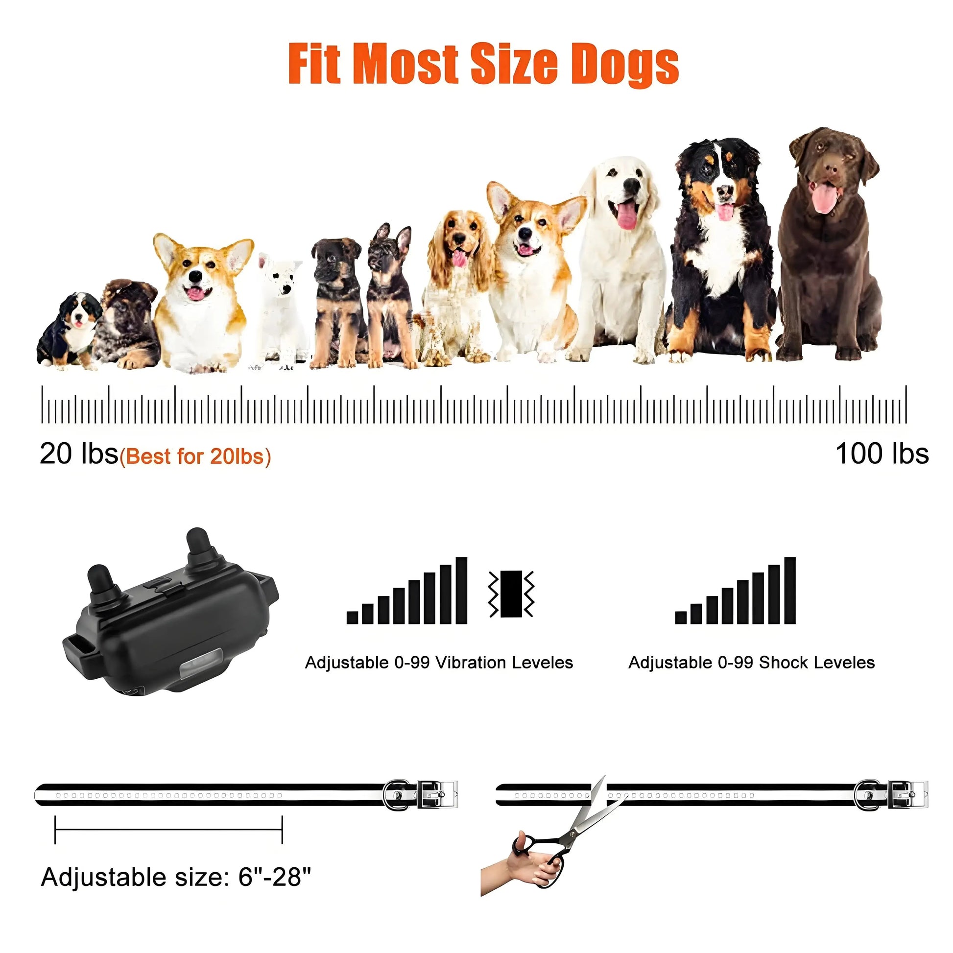 Professional Dog Training Collar with LCD Screen - 800m Range Waterproof System WLP Company