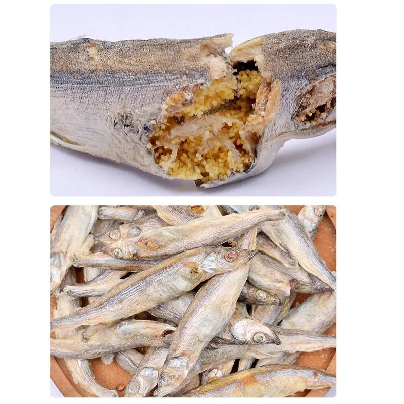 Dog Snacks Freeze-dried Spring Fish Large Full Seed Dried Pet Fish WLP Company
