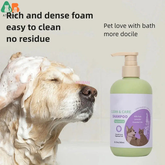 ATUBAN Dog Shampoo and Conditioner,Hypoallergenic Dog Shampoo for Smelly Dogs,Probiotic Pet Shampoo for Dogs,Royal Lavender WLP Company