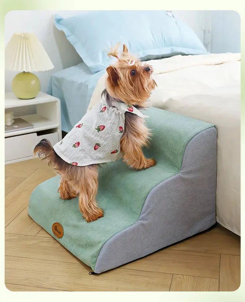 Pet Dog 3-layer Training Staircase Detachable Washable Anti Slip Pet Ramp Stair Bed Dog Safety Ramp Stairs for Dogs Pet Supplies WLP Company