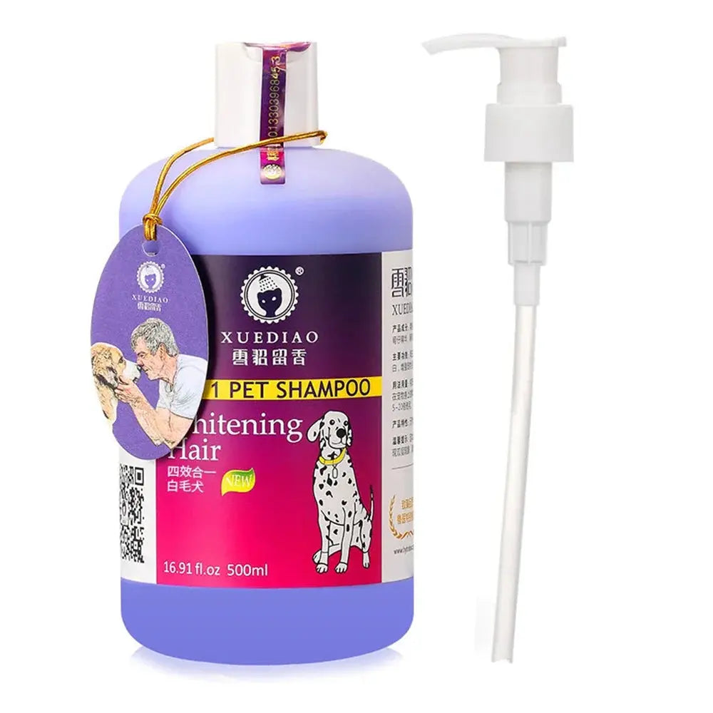 Pet Dog Shampoo and Conditioner All Natural 4 in1 pet shampoo and 17oz Puppy shampoo for dogs，dog shower gel shampoo 500ml WLP Company