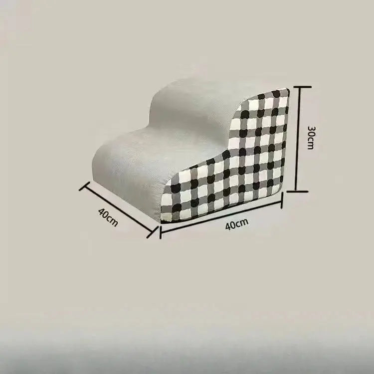 pet stairs Pet 2/3 Steps High Density Foam Dog Secure Stairs Ramps Non-Slip Pet Steps for Older Dogs Pet with Joint Pain Sofa Bed Ladder WLP Company