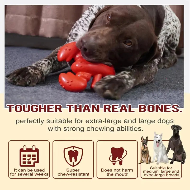 Big Dog Toy Chew Toy Molar Toothbrush Toy Tug-of-War Game Bulldog Anxiety Relief Interactive Lobster Shaped Pet Supplies WLP Company