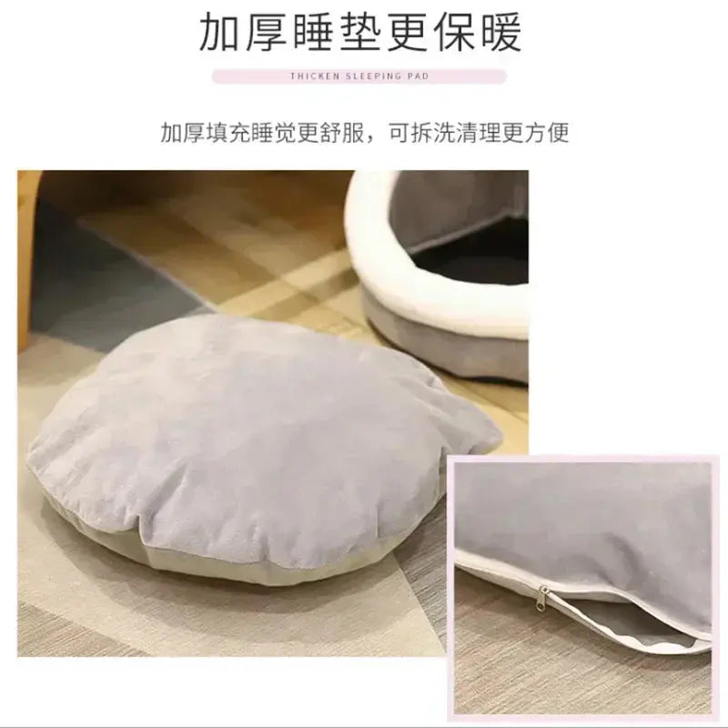 Cat Bed Washable Cave House - Ultimate Comfort & Warmth for Your Feline WLP Company