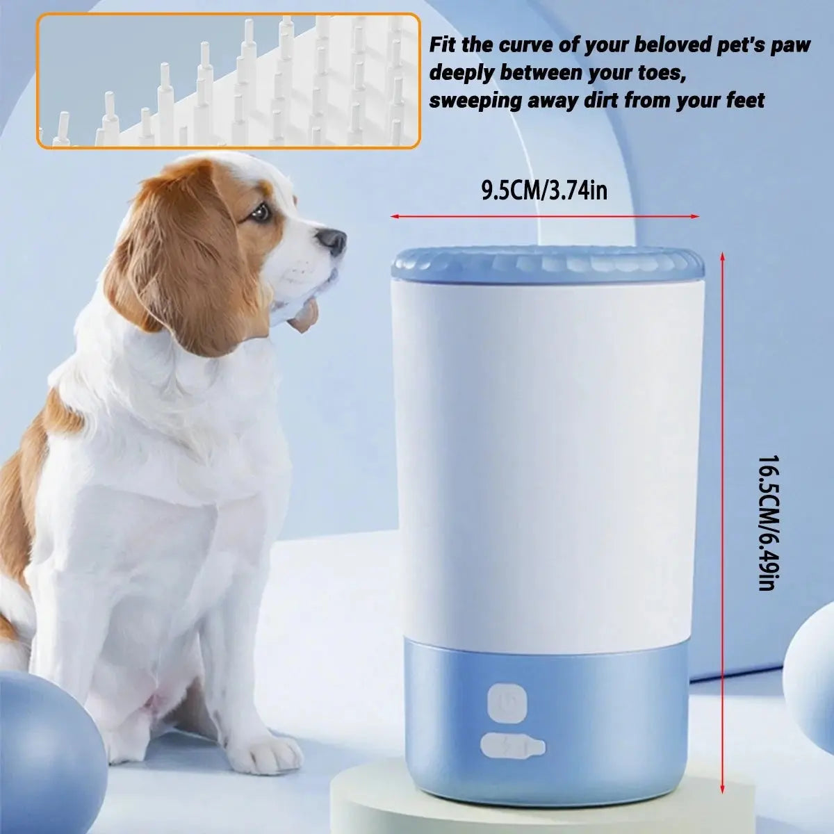 Pet Foot Washing Machine Electric Pet Paw Cleaner Automatic Dog Quick Cleaner Pet Paw Portable Low Noise Waterproof Foot Cup WLP Company