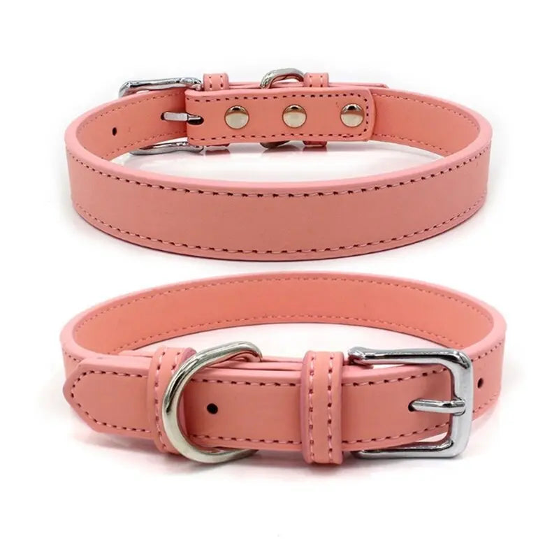 Stylish Solid Color Collar for Small Dogs - Perfect Accessory for Your Pet WLP Company