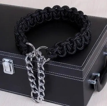 braided nylon dog collar Durable & Stylish Bright Braided Nylon Dog's Collar WLP Company