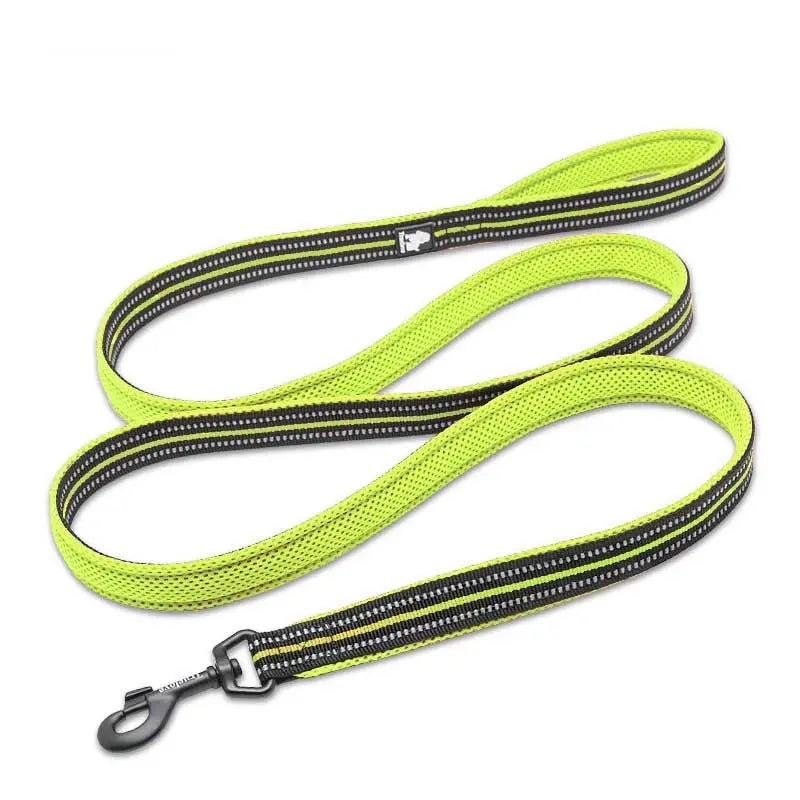 soft dog leash Nylon Dog Leash with Reflective Stripes WLP Company