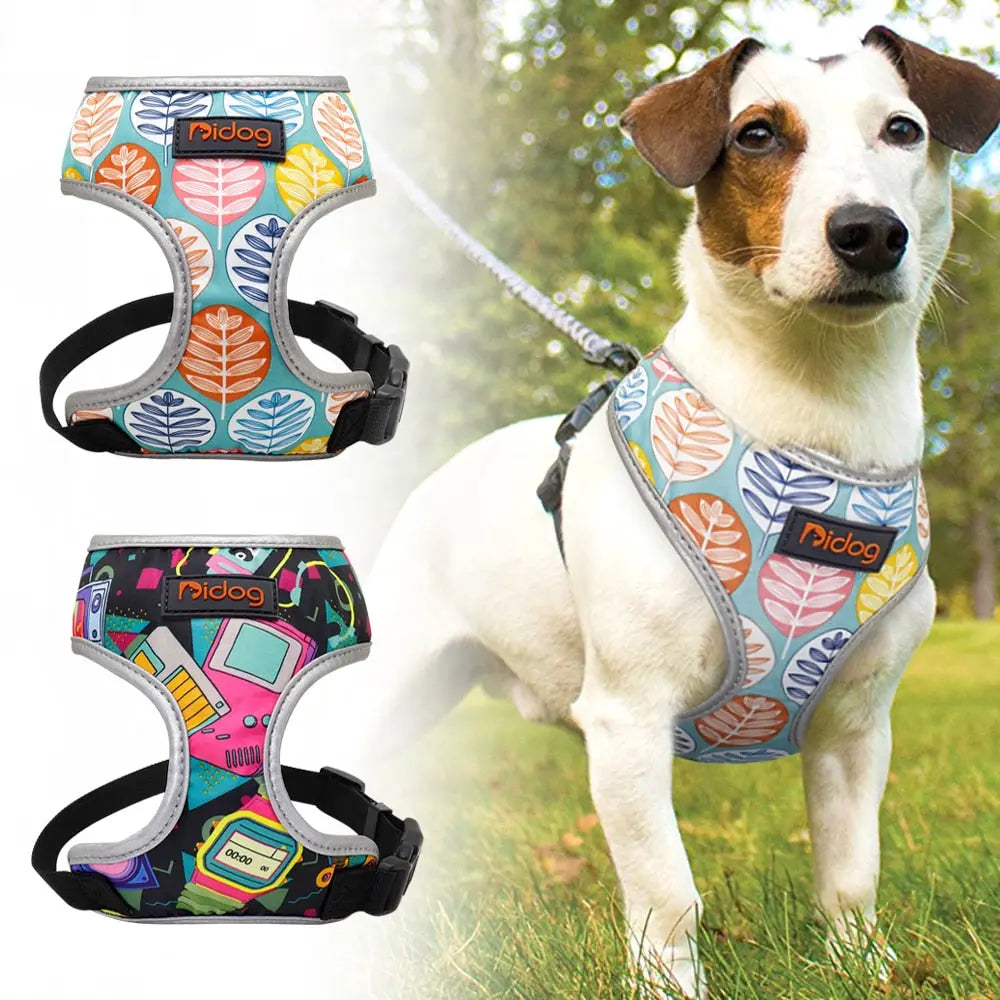 Breathable Printed Nylon Dog Harness Vest WLP Company