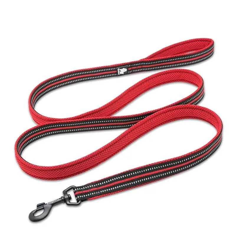 soft dog leash Nylon Dog Leash with Reflective Stripes WLP Company