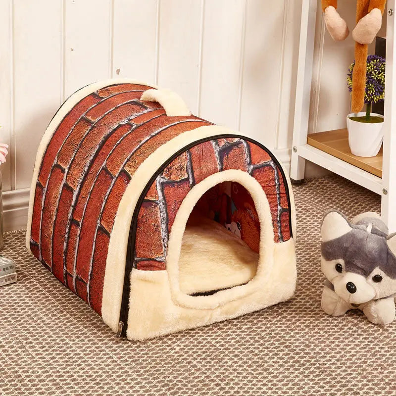 pet bed Collapsible Design Printed Warm Bed WLP Company