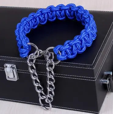 braided nylon dog collar Durable & Stylish Bright Braided Nylon Dog's Collar WLP Company