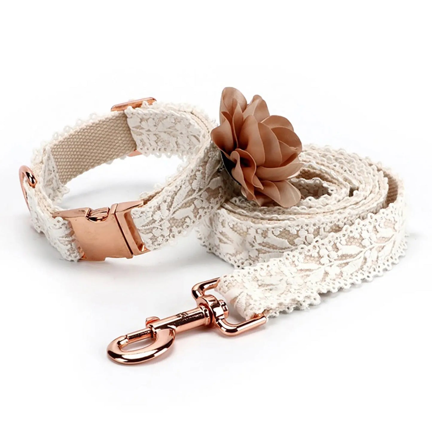 dog collar Laced Floral Collar WLP Company