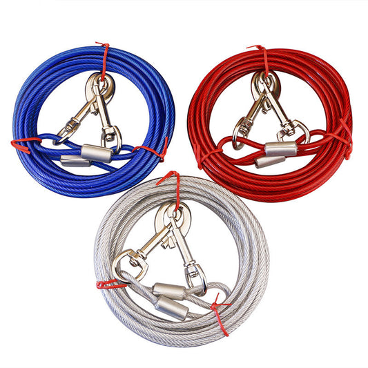Outdoor Anti-Bite Tie Out Cable - Stainless Steel