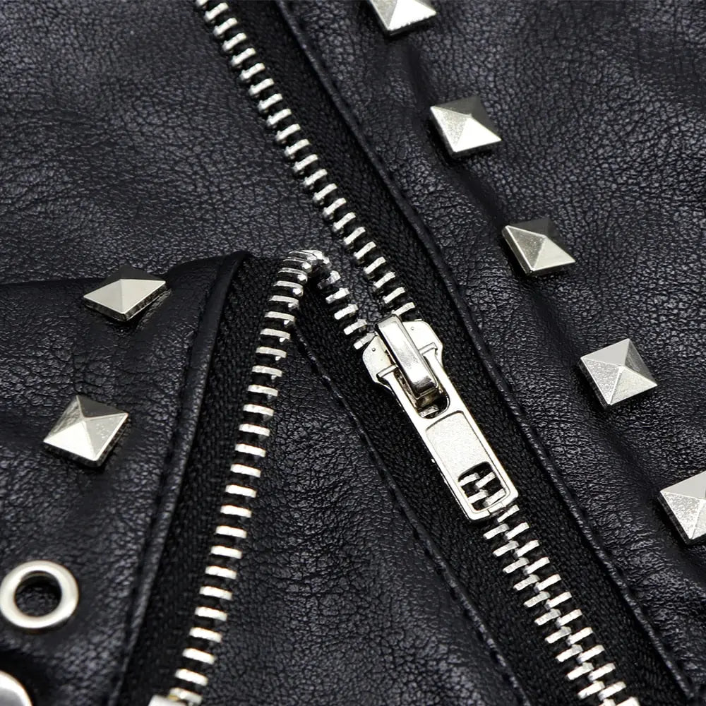 Black Leather Jacket for Cats - Stylish PU Leather Costume WLP Company