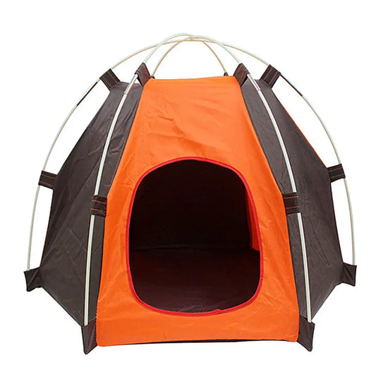 foldable pet tent Cozy Foldable Tent House for Pets - Portable Comfort WLP Company
