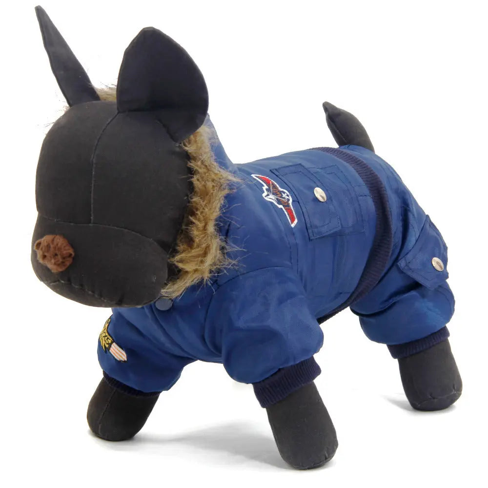 warm winter dog jumpsuit Winter Large Dog Jumpsuit with Pockets - Ultimate Cold Weather Protection WLP Company