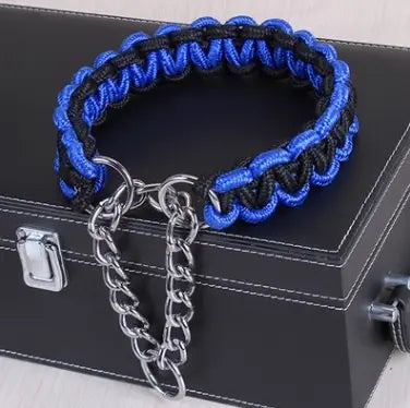 braided nylon dog collar Durable & Stylish Bright Braided Nylon Dog's Collar WLP Company