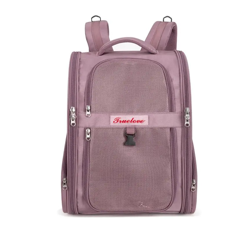 outdoor backpack for dogs Adventure Awaits: Outdoor Nylon Portable Backpack for Dogs WLP Company