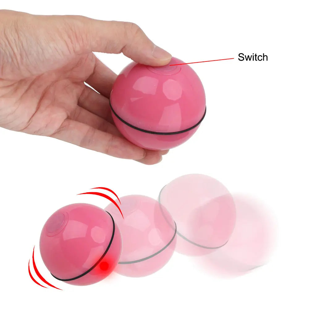 Smart Cat Toy Interactive Cat LED Rolling Flash Ball - Ultimate Feline Entertainment WLP Company