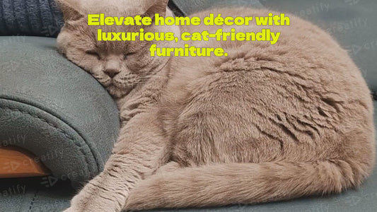 Warm Semi-Enclosed Cat House - Coffee Table Bedside Array Cabinet